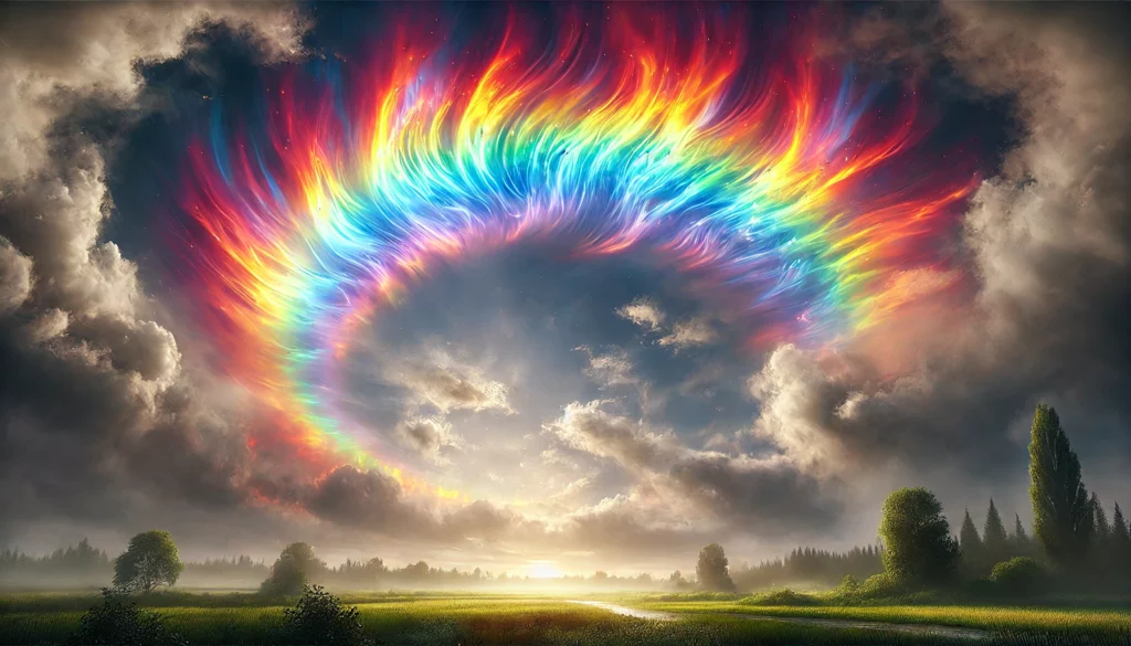 Fire Rainbow Photo